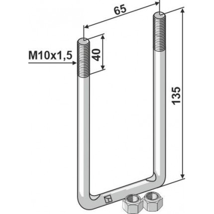 стремянка - M10x1,5