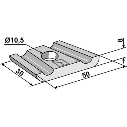 Крепежная пластина