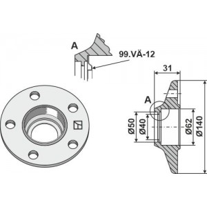 Фланец подшипника