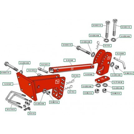 Крепления штригелей для культиваторов