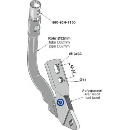 Держатель (лапы культиватора)