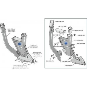 Двухканальный сошник