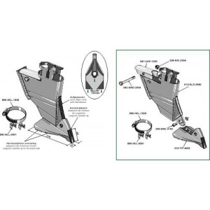Высевающий сошник для С-образная стойка