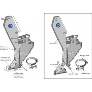 Двухканальный сошник