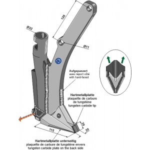 Высевающий сошник