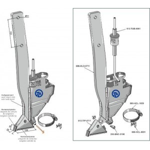 Высевающий сошник - левый
