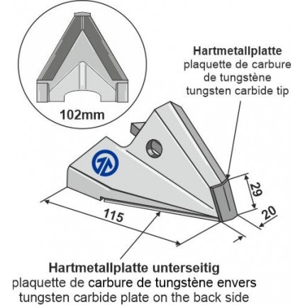 Сменный наконечник лапы