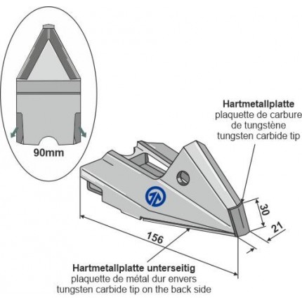 Сменный Наконечник лапы
