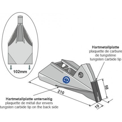 Сменный Наконечник лапы