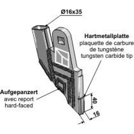 Сменный Наконечник лапы