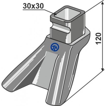 Насадка стойки распределительная