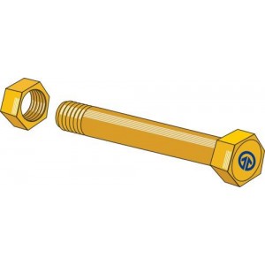 Болт с самостопорящейся гайкой