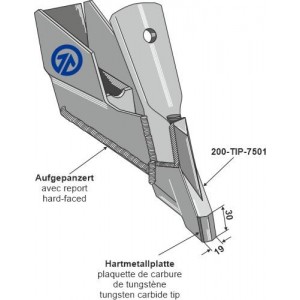 Быстросменная высевающая лапа 