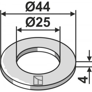 Шайба Ø44x4xØ25