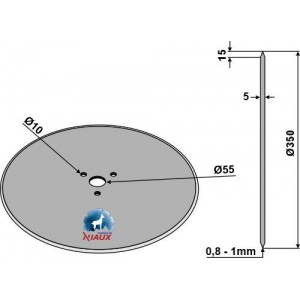 Дисковый сошник Ø350x5