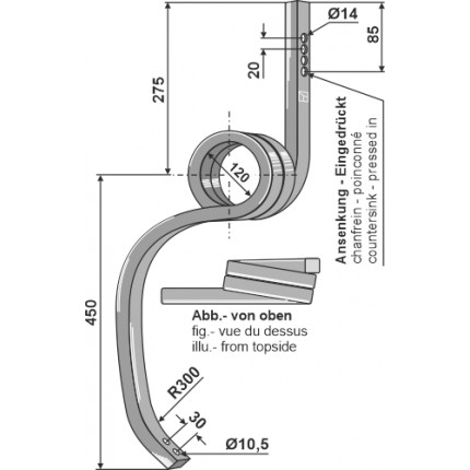 Следорыхлительный зуб