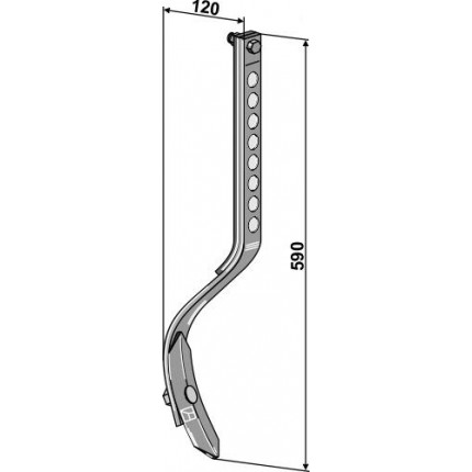 Следорыхлительный зуб с лапой