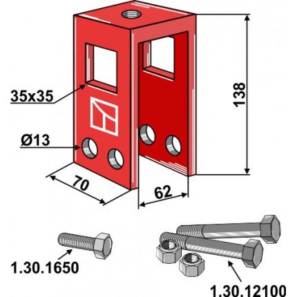Крепление комплектное