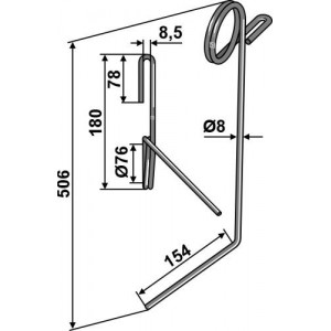 Загортачи, задний правый