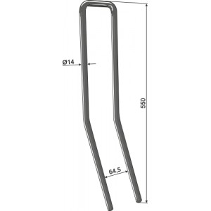 Зуб сетчатой бороны