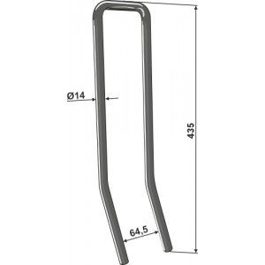 Зуб сетчатой бороны