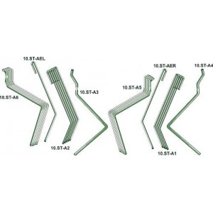 Зубья сетчатой бороны, комплект