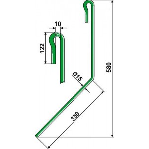 Зуб сетчатой бороны