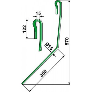 Зуб сетчатой бороны