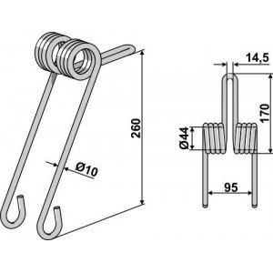 Пружинный зуб