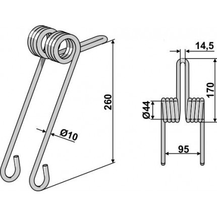 Пружинный зуб