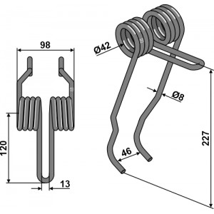 Зуб сетчатой бороны