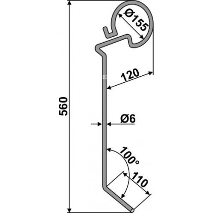 Загортачи, левый