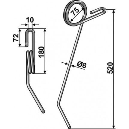 Загортачи, правый