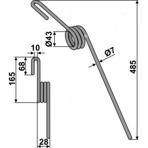Загортачи задний