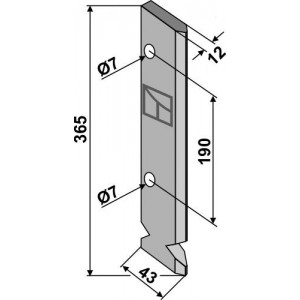 Металлический сошник