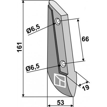 Металлический сошник