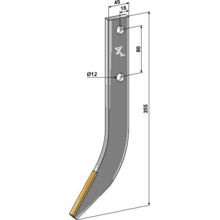 Крюк фрезера