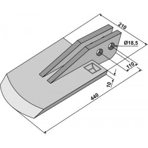 Лопатовидный наконечник
