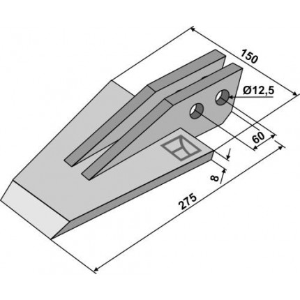 Лопатовидный наконечник