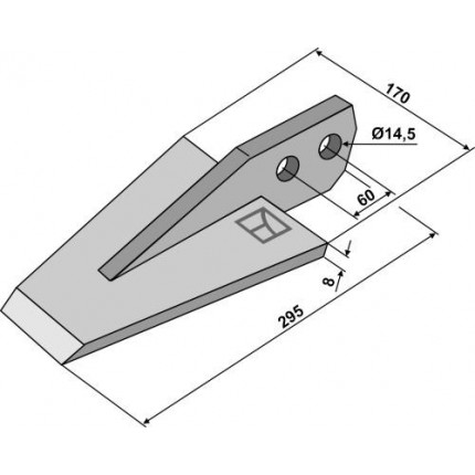 Лопатовидный наконечник