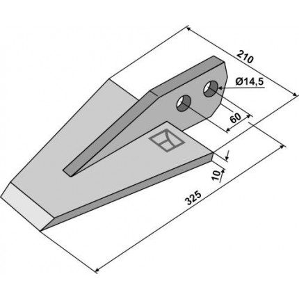 Лопатовидный наконечник