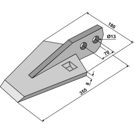 Лопатовидный наконечник
