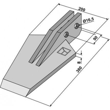 Лопатовидный наконечник
