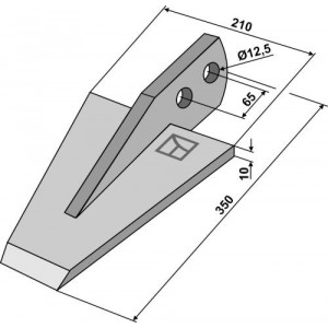 Лопатовидный наконечник
