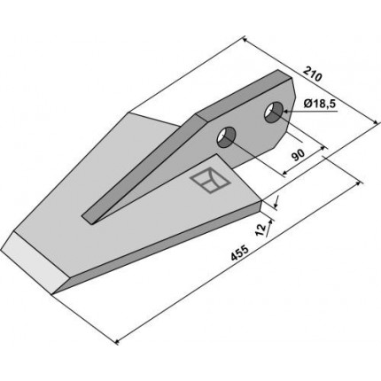Лопатовидный наконечник
