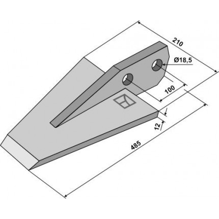 Лопатовидный наконечник