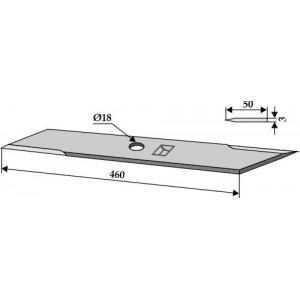 Нож соломоизмельчителя