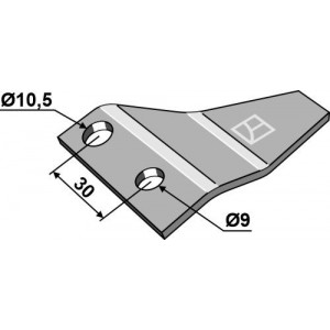 Чистик левый