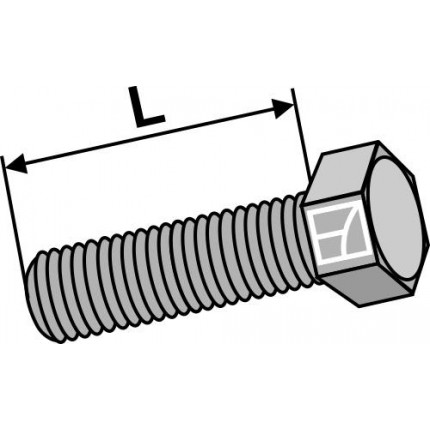 Болт шестигранный M10x30-8.8 DIN933
