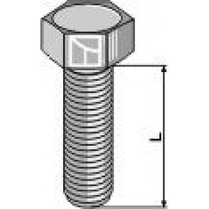 Шестигранный болт - гальванический оцинкованный